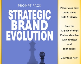 Brand Evolution Prompt Pack – Strategic Planning for Creators (PDF File)