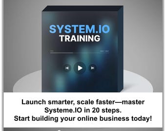 Complete Systeme.IO Training Video Course: 20-Part Training with Audio and Transcript – Learn Funnels, Emails, Automations, Digital Products