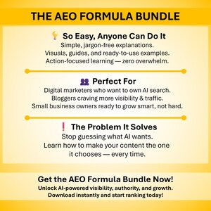 AEO (Answer Engine Optimization) Bundle: E-Book, Checklist, Guide, Audio & Tools image 9