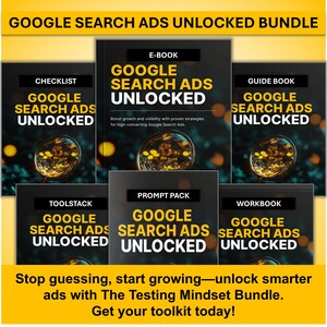 Google Suchanzeigen Bundle – E-Book, Checkliste, Prompts (Digitaler Download)