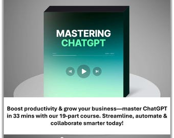 ChatGPT Business Training: 19-Part Video & Audio Course