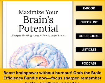 Digitale bundel Brain Efficiency: e-boek, checklist, gidsen en podcast