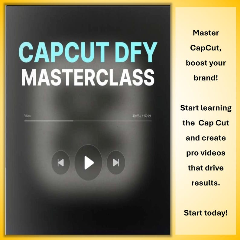 CapCut Masterclass Video Course: Professional Video Editing (DFY) image 1