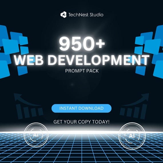 950+ Web Development Prompts for Speed, UX, SEO, Security and Troubleshooting Guide