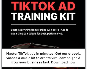 Kit de capacitación en publicidad de TikTok: libro electrónico, guía de audio y video