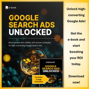 Google Search Ads EBook and Checklist – Campaign Strategies, ROI Boost (PDF)