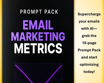 Email Marketing Metrics AI Prompt Pack (PDF)