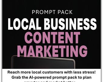 AI Content Marketing Prompt Pack – Local Business Strategy Guide (PDF)