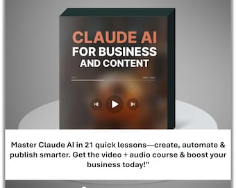 Claude AI Training Course: Workflow Automation, Content Creation (Video & Audio)