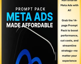 Meta Ads AI Prompt Pack: Marketing Strategy Guide (PDF)