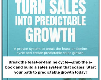 Predictable Sales Growth E-Book – Proven Business System (PDF)