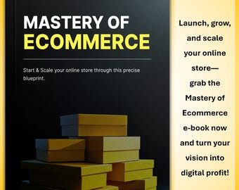 Ecommerce Mastery E-Book – Online Store Guide (PDF File)