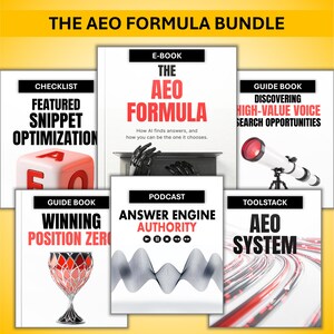 AEO (Answer Engine Optimization) Bundle: E-Book, Checklist, Guide, Audio & Tools image 2