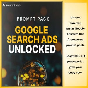 Paquete de sugerencias de IA para anuncios de búsqueda de Google: Estrategia y optimización (PDF)