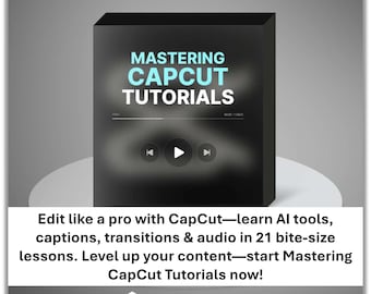 CapCutチュートリアル：AIビデオ編集コース（オーディオ＆ビデオ）