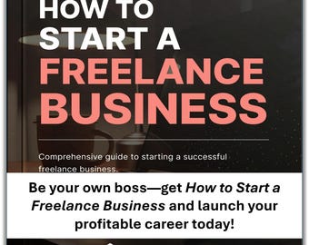 Freelance Business E-Book + Checkliste: Starte deine Karriere (PDF Download)