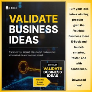 E-Book und Checkliste für Gründer: Marktforschung, MVP-Leitfaden, Tipps für Kunden-Feedback und Ideen für Kunden-Feedback