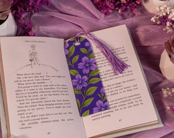 Blooming Leaves Acrylic Bookmark