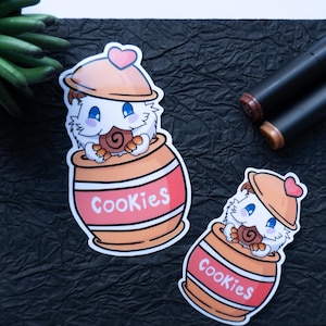 Poro Cookie Vinyl Aufkleber | Niedliche League of Legends Fan Kunst | Kawaii Gaming Aufkleber | Wasserfester Laptop- oder Journal-Aufkleber | Gamer Geschenk