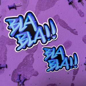 ジンクス グラフィティ ステッカー | アーケイン風ファンアート | 日記、スクラップブック、装飾に使える光沢紙ステッカー | リーグ・オブ・レジェンド風デザイン