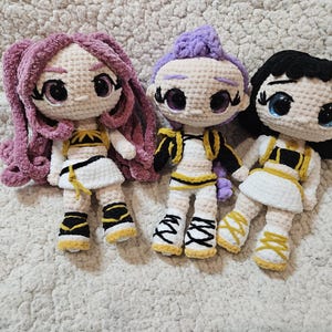 Huntr/x Kpop Demon Hunter Girls: Rumi, Mira, and Zoey