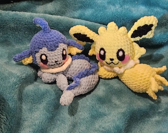 Crochet Pattern: Cozy Vaporeon and Jolteon