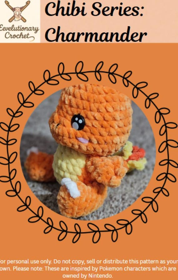 Crochet Pattern: Chibi Charmander