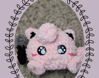 Virkmönster: Chibi Jigglypuff