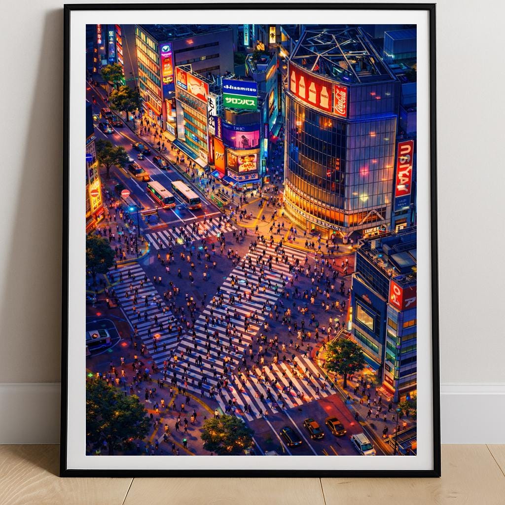 Shibuya Art - Etsy