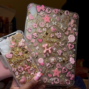 matching phone and iPad junk cases