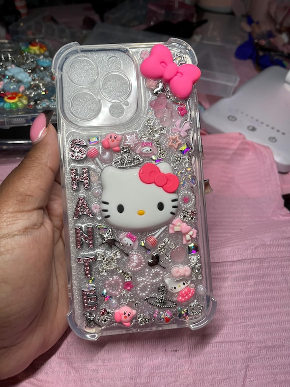 Hello Kitty Custom Junk Phone Case - Etsy Hello Kitty Custom Junk Phone Case - Etsy
