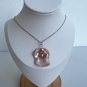 Mermaid Necklace from Real Oyster Shell | Shell Necklace | Ocean-Inspired Necklace | Mermaidcore Necklace | Summer Necklace