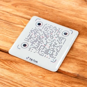 Adesivo QR code personalizzato, adesivo QR 3D, adesivo QR impermeabile, adesivo link personalizzato, etichetta qr