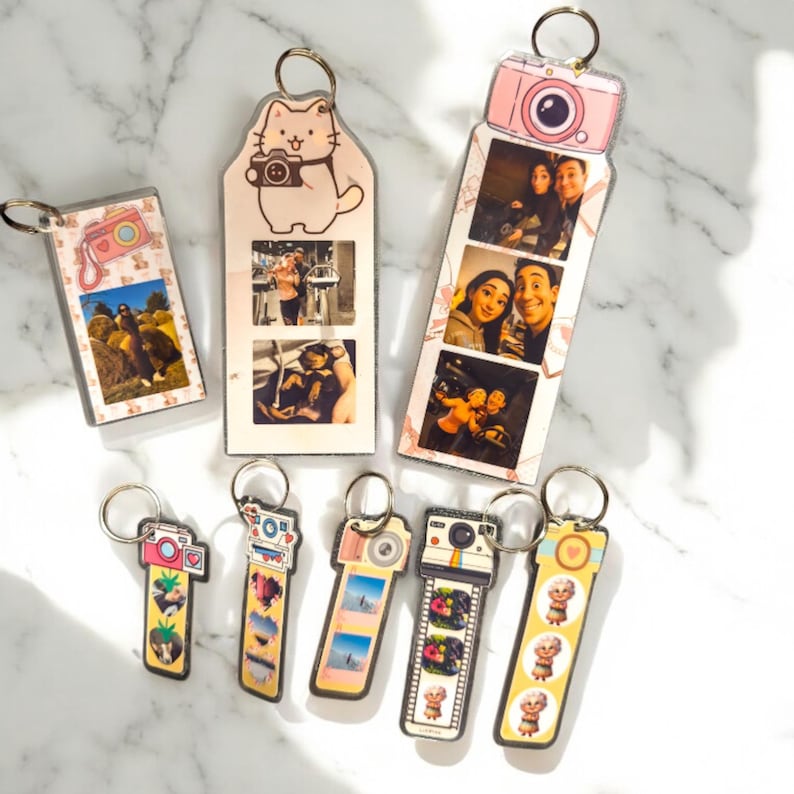 Personalized Photo Keychain, Custom Picture Keepsake - Etsy