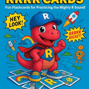 R Sound Articulation Cards for Kids – Printable Speech Therapy Game. Interactive R Sound Flashcards & SLP Activities Bundle