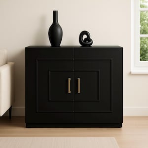 Dorm room cabinet, unique console cabinet, luxury modernized cabinet for mini fridge and microwave