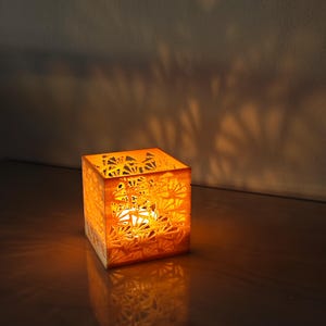 Bougeoir photophore imprimé en 3D - Design inspiré de la conque