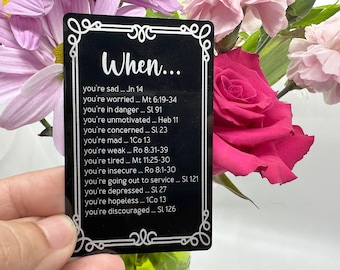 A Gift that Heals - Motivational Scriptures Card - English Version