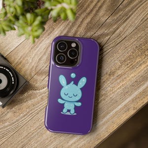 Cute Bunny Impact-Resistant Phone Case, Adorable Phone Cover, Kids Gift, Cartoon Style Gadget Protector, Fun and Functional