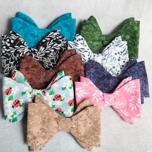 Floral Hair Bows