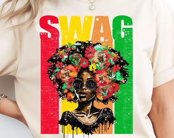 Black Girl PNG, Afro Woman PNG, Melanin png, Black Girl Magic Design, Streetwear PNG, Urban Style png, Swag Quote png, Sublimation Download