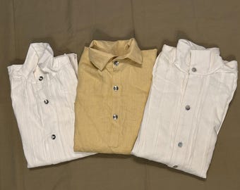 Reservado para Matthew: tres camisas