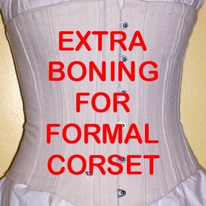 Extra Boning for Formal Corset - 1 Set of 4 Bones