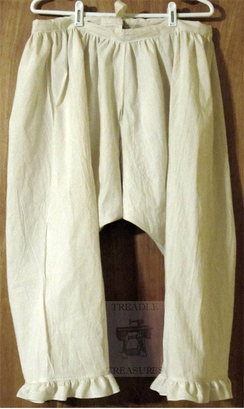 Cotton Pantaloons unbleaced muslin Civil War reenacting / | Etsy