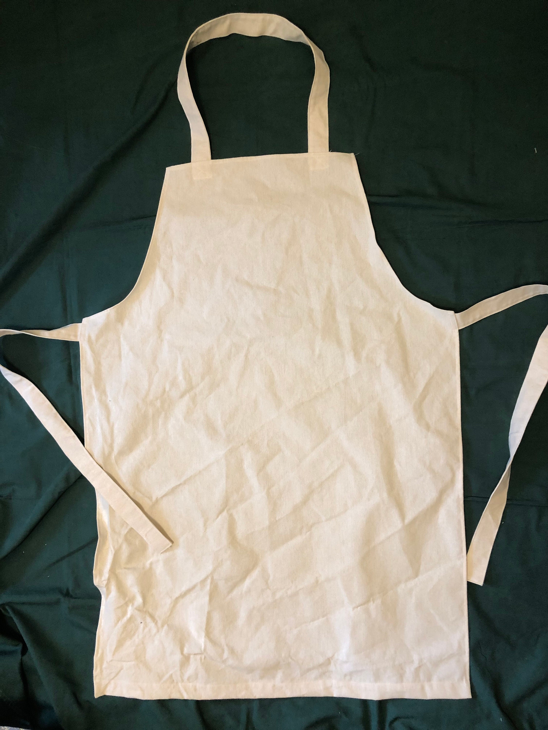 Men's Civil War Era Apron, Cotton Canvas, Surgeon, Butcher
