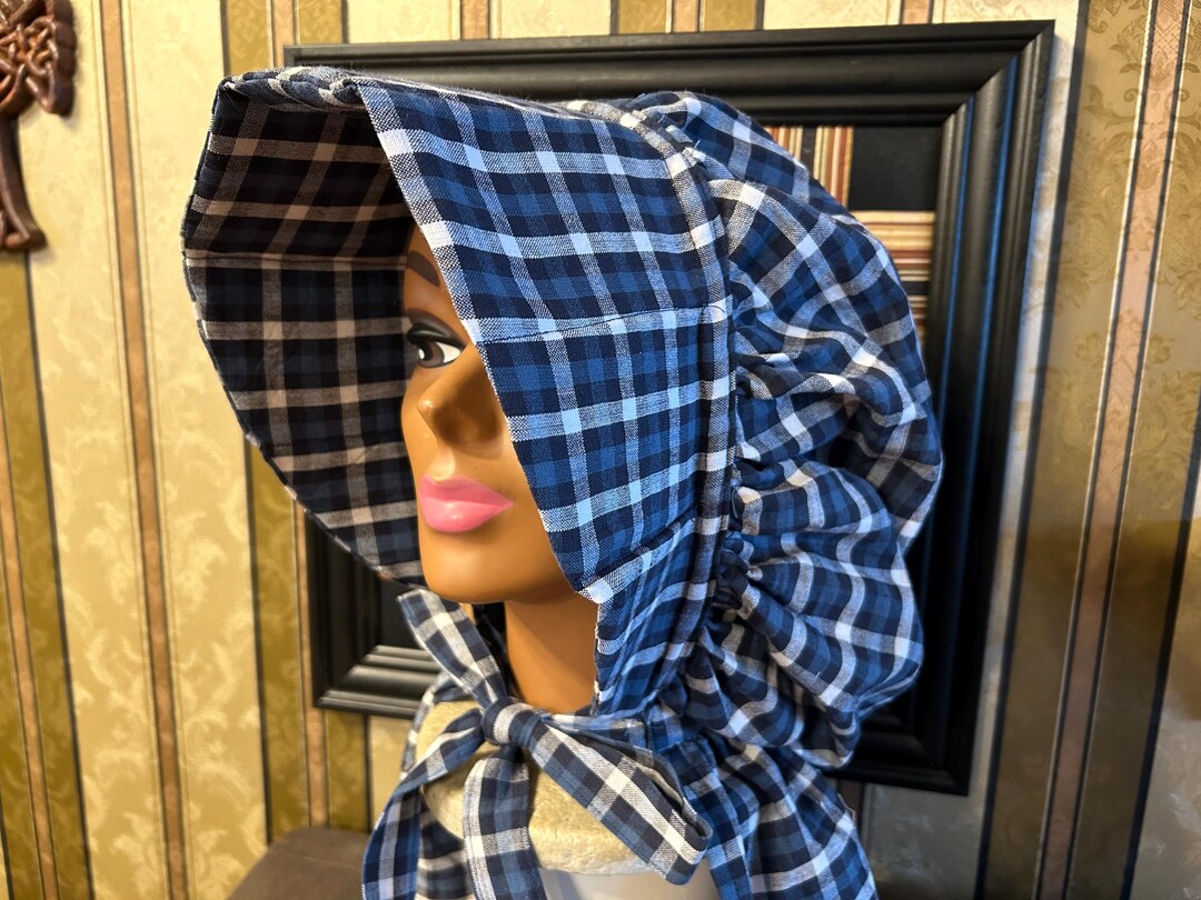 Slat Bonnet W/ Deep Brim & Neck Shade - Sun Protection - Etsy