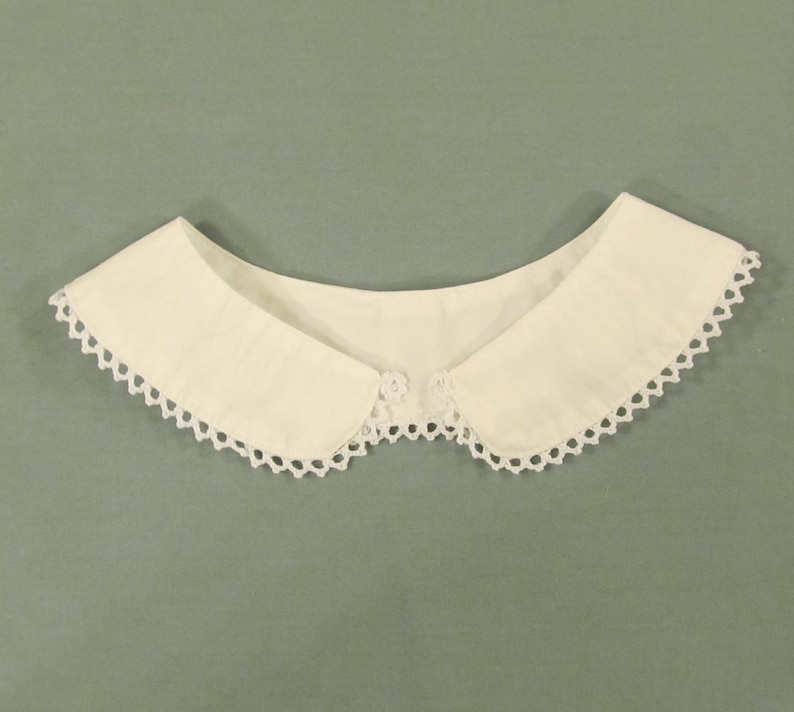 Victorian Blouses, Tops, Shirts, Vests, Sweaters Womens Victorian Dress Collar with lace trim $8.80 AT vintagedancer.com