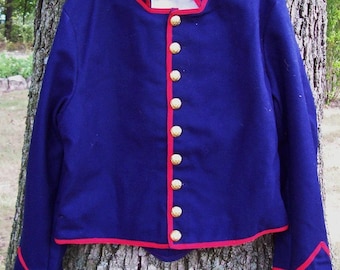 Civil War Union Artillery Wool Shell Jacket Size 40/42