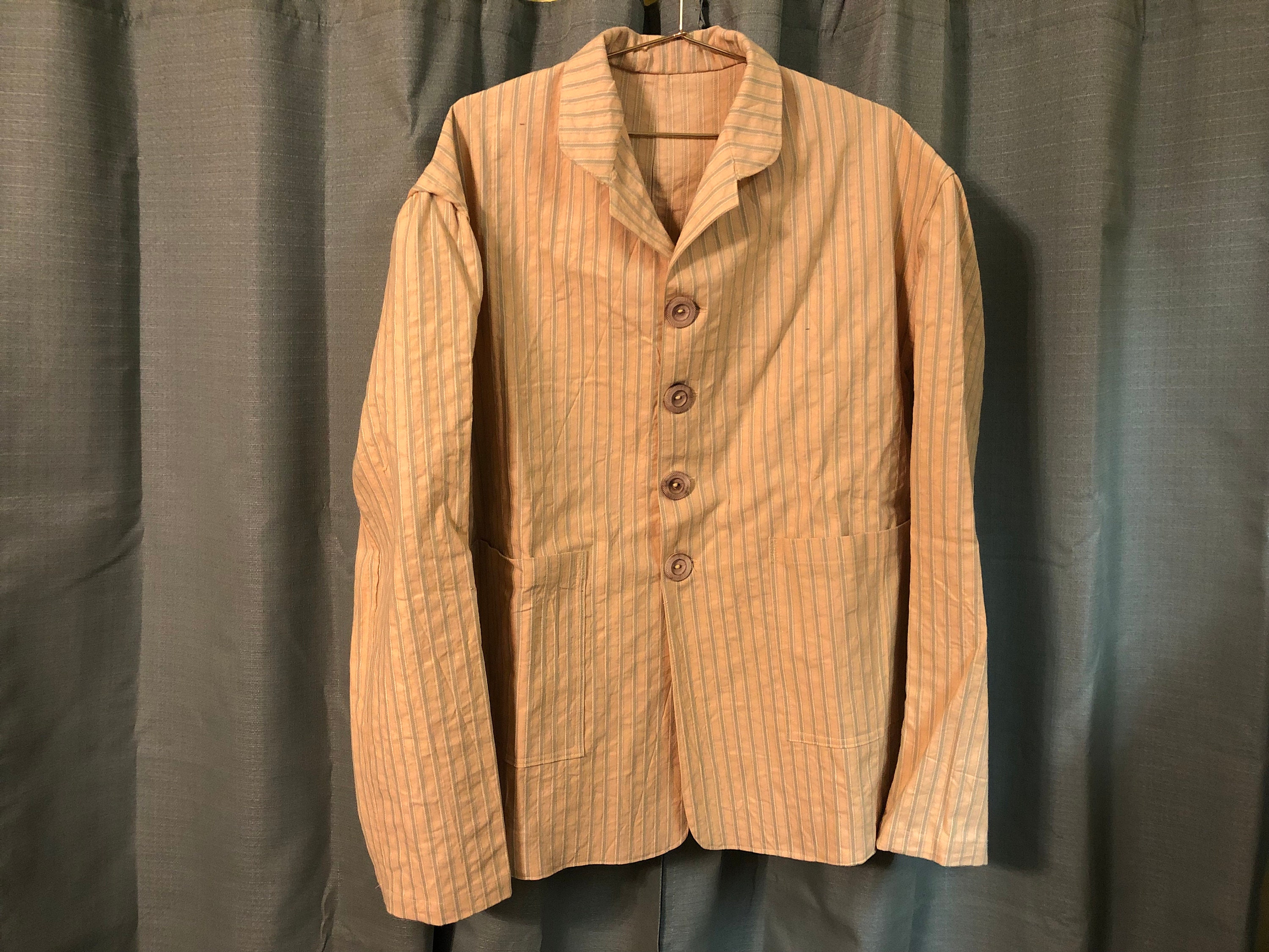 Special 1910s French Work Linen SackCoat