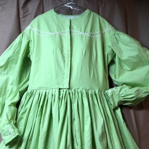 Bust 41&quot; / Waist 36&quot; - Civil War Hoop Reenacting Dress - Victorian, prairie, trek, frontier, gold rush, old west